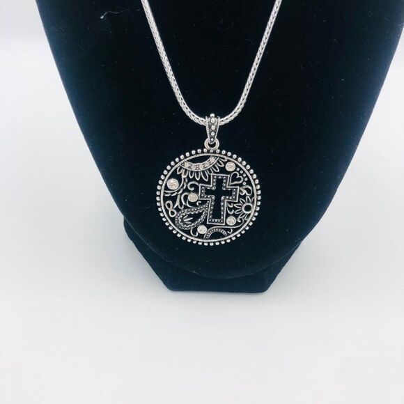 Brand New Halle Joy Hope Cross‎ Pendant Necklace - Picture 3 of 5